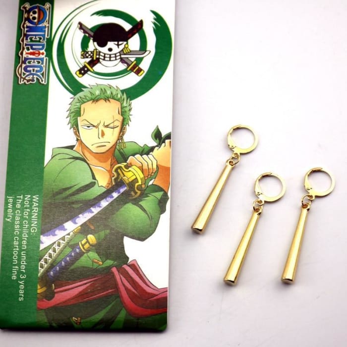 One Piece Earrings <br> Roronoa Zoro (Nail) - Cospicky
