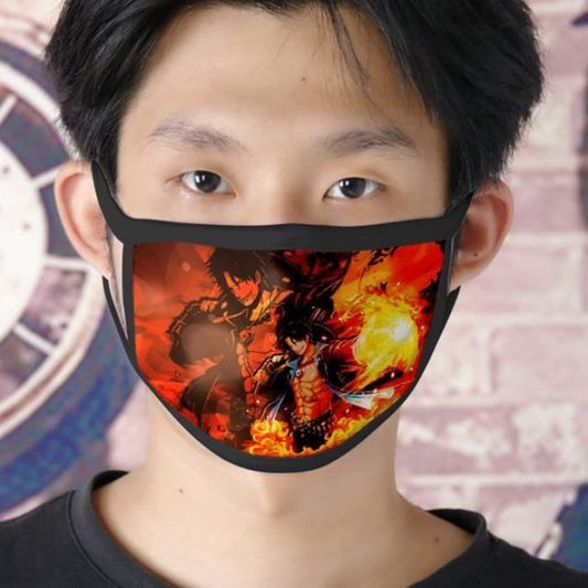 One Piece Face Mask <br> Ace Strong World - Cospicky