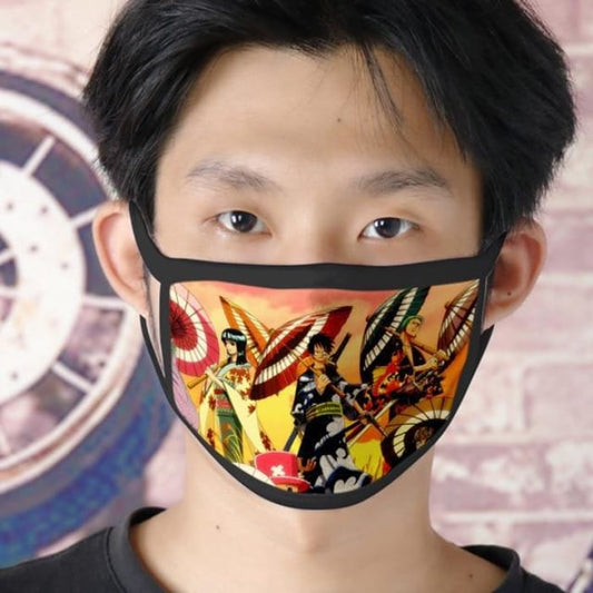One Piece Face Mask <br> Straw Hat Crew - Cospicky