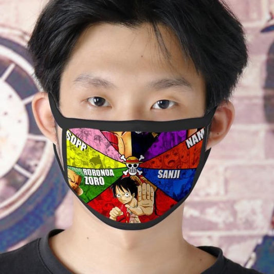 One Piece Face Mask <br> Straw Hat Pirates - Cospicky