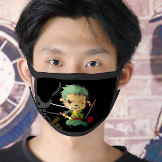 One Piece Face Mask <br> Zoro Tanuki - Cospicky