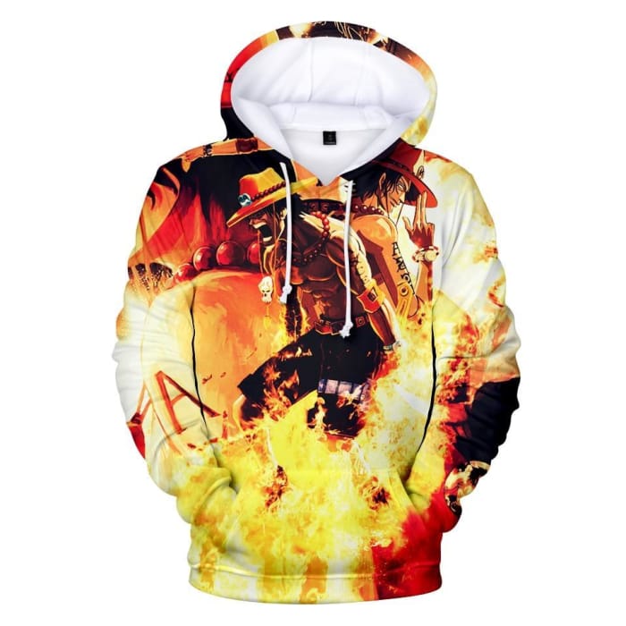 One Piece Hoodie <br> Fire Fist Ace - Cospicky