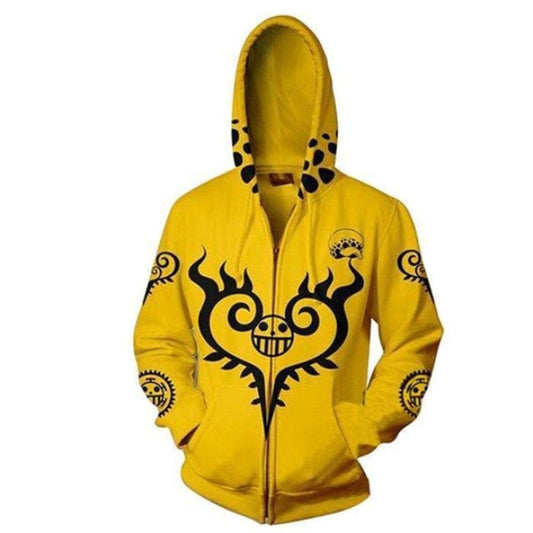 One Piece Hoodie <br> Surgeon of Death (Yellow) - Cospicky