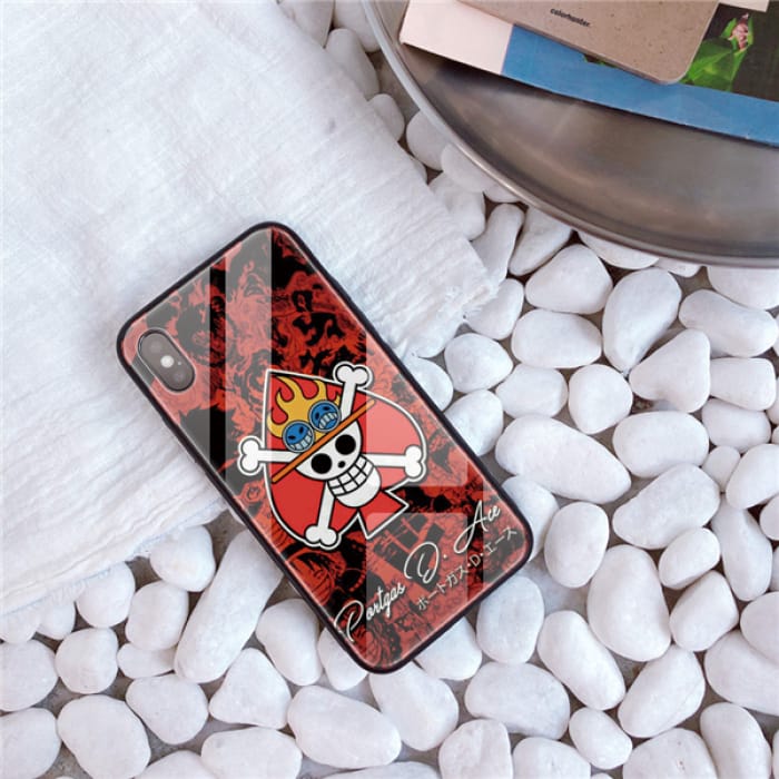 One Piece iPhone Case <br> Ace Jolly Roger - Cospicky