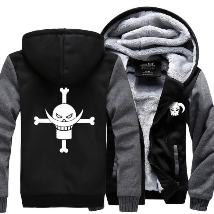 One Piece Jacket <br> Whitebeard (Grey & Black) - Cospicky