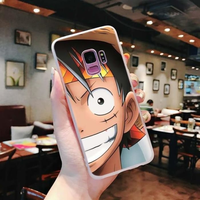 One Piece Phone Case Samsung <br> Smiling Luffy - Cospicky