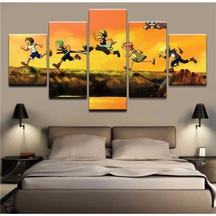 One Piece Wall Art <br> Kid Straw Hats Pirates - Cospicky