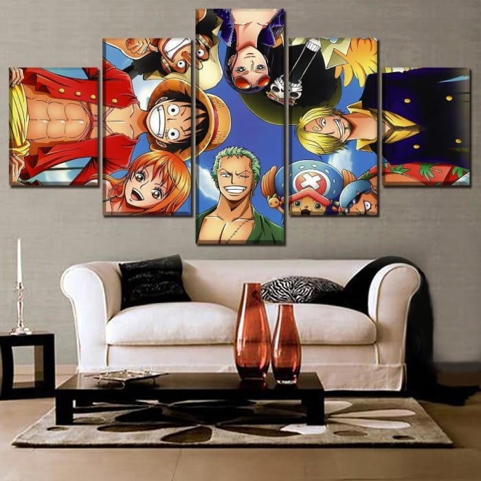 One Piece Wall Art <br> Smiling Straw Hat Pirates - Cospicky