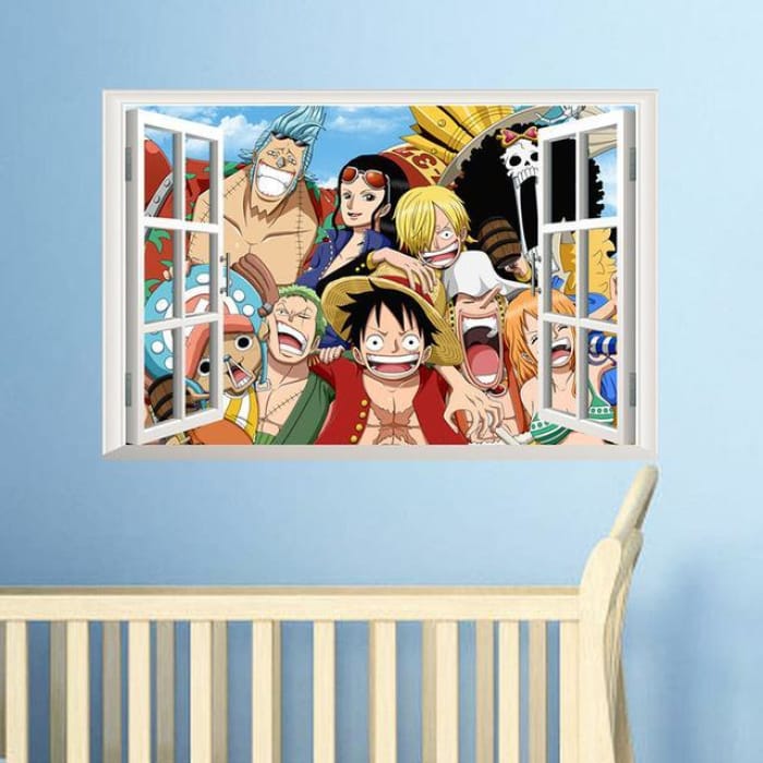 One Piece Wall Sticker <br> Straw Hat Crew - Cospicky