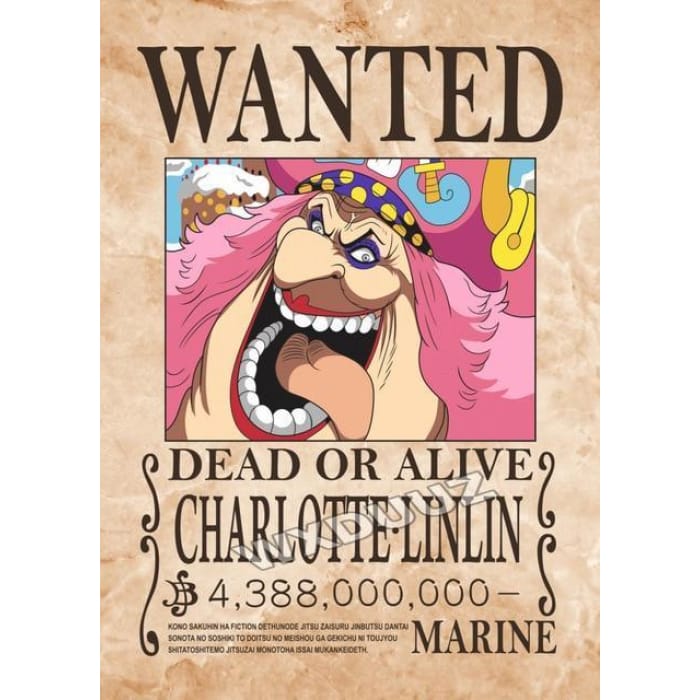 One Piece Wanted Poster <br> Big Mom Bounty - Cospicky