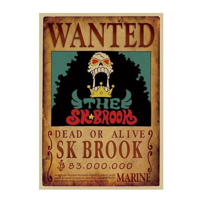 One Piece Wanted Poster <br> Brook Bounty - Cospicky