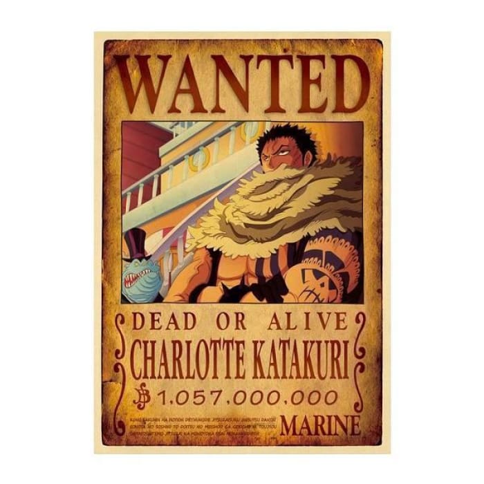 One Piece Wanted Poster <br> Charlotte Katakuri Bounty - Cospicky
