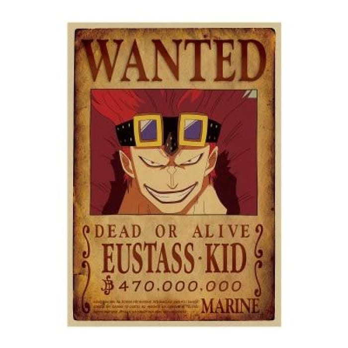 One Piece Wanted Poster <br> Eustass Kid Bounty - Cospicky