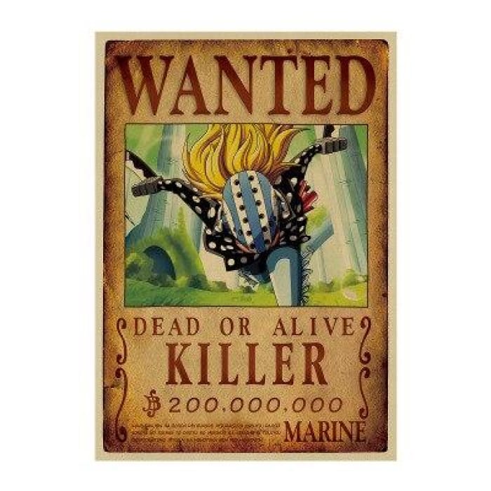 One Piece Wanted Poster <br> Killer Bounty - Cospicky