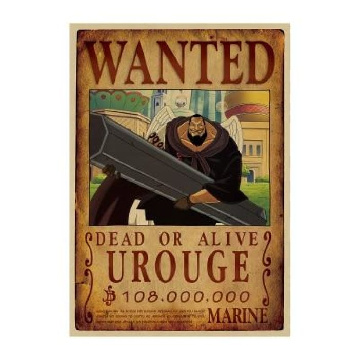 One Piece Wanted Poster <br> Urouge Bounty - Cospicky