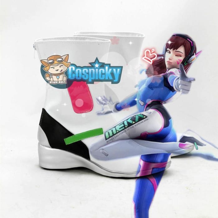 Overwatch D.VA Cosplay Boots CP168183 - Cospicky