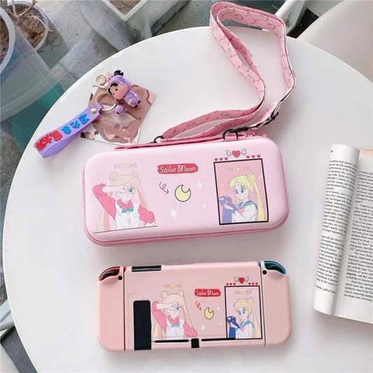 Pastel Anime Cute Sailor Moon Switch Case & Bag CC1221 - and