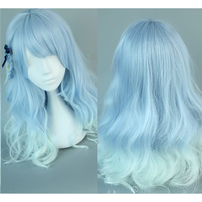 Pastel Green Blue Wig CP165271 - Cospicky
