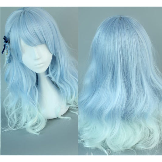 Pastel Green Blue Wig CP165271 - Cospicky