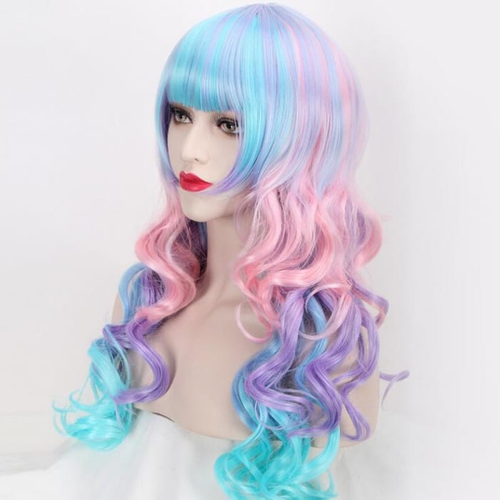 Pastel Harajuku Long Curl Wig CP179482 - Cospicky