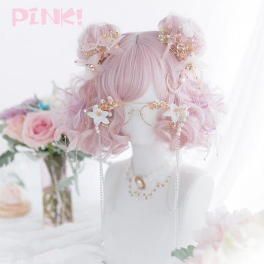 Pink Rainbow Candy Lolita Wig C15164 - Cospicky