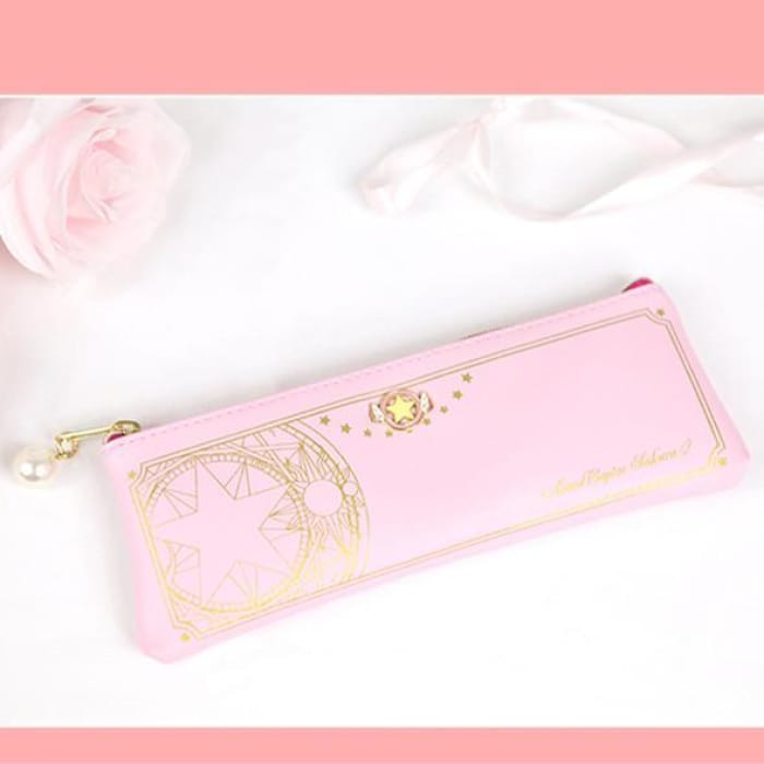 Pink/Black/White Cardcaptor Sakura Pencil Case CP1811750 - Cospicky