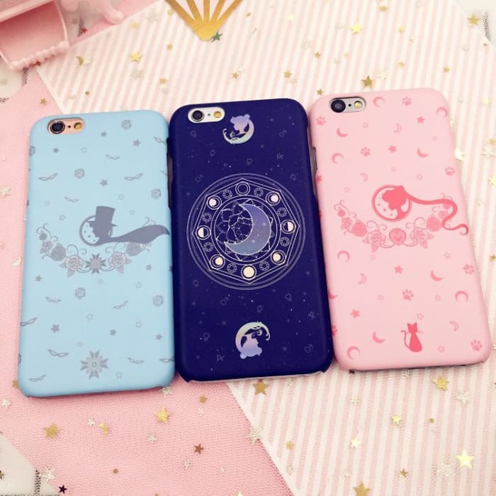 Pink/Blue/Navy Sailor Moon Tuxedo Phone Case CP1711536 - Cospicky