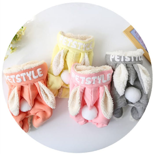 Pink/Grey/Orange/Yellow Bunny Doggie Clothing CP1811776 - Cospicky