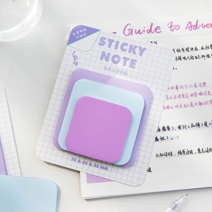 Plain Sticky Note (various designs)-1