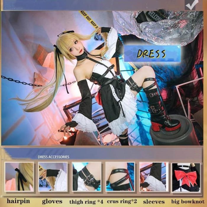 [Presale] Hot Game Azur Lane Marie Rose Cosplay Battle Costume CC0103 - Cospicky