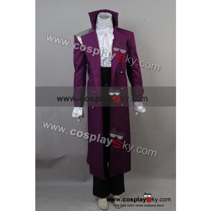 Prince Rogers Nelson in Purple Rain Coat Costume Cosplay - Cospicky