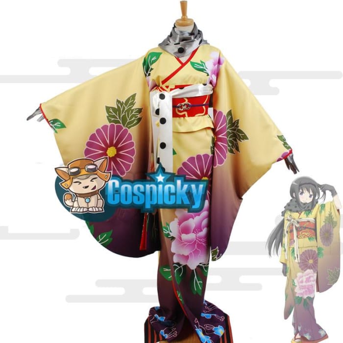 Puella Magi Madoka Magica-Custom Made Printing Kimono Cosplay Costume CP167332 - Cospicky