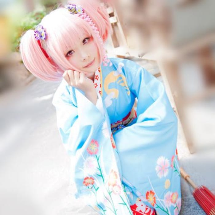 Puella Magi Madoka Magica-Kaname Madoka Kimono Cosplay Costume CP167334 - Cospicky