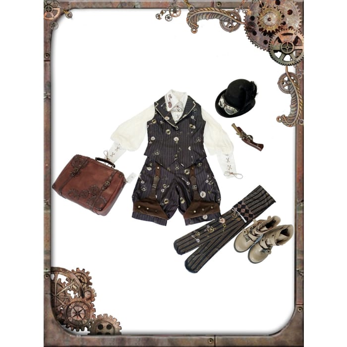 Punk Ouji fashion Lolita Waistcoat/Shorts C12841 - Cospicky