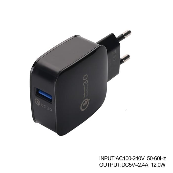 QC3.0 Fast Charger Plug 9V/12V for Smart Phone C13282 - Cospicky