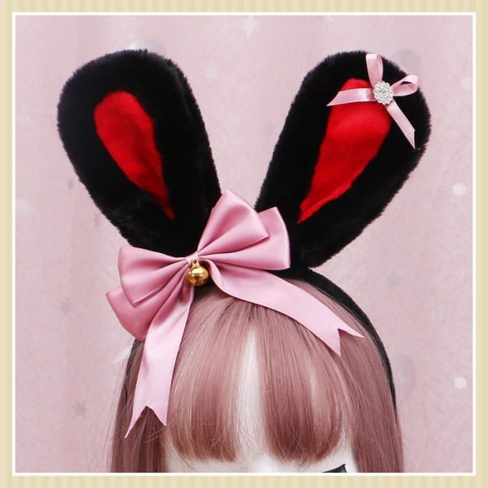 Rabbit Ear Ribbon Headband-19