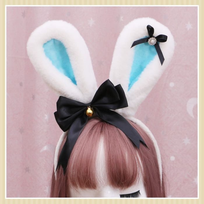 Rabbit Ear Ribbon Headband-11