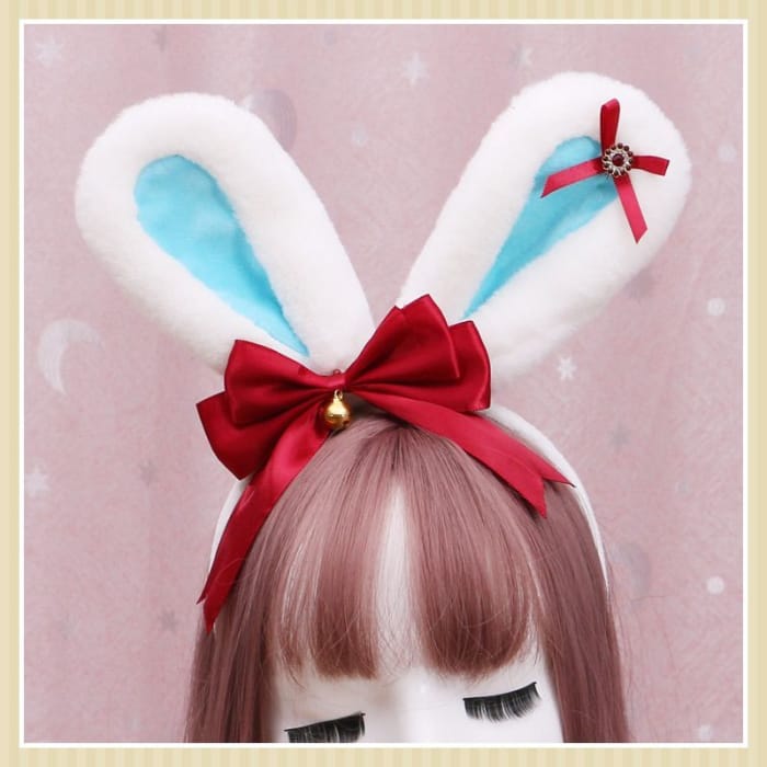 Rabbit Ear Ribbon Headband-12