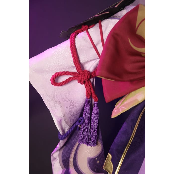 Genshin Impact Raiden Shogun Electro Archon Baal Purple Kimono Cosplay CC0317 - Cospicky
