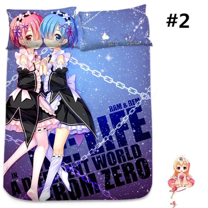 Re: Life In A Different World From Zero Rem Ram Bedding CP168570 - Cospicky