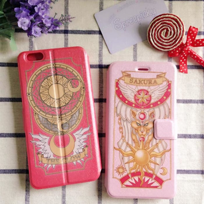 [Ready Stock]CardCaptor Sakura Pink/Red Phone Case Cover CP167494 - Cospicky