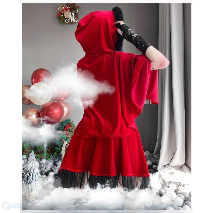 Red Little Cute Devil Christmas Costume C16736 - Lingerie