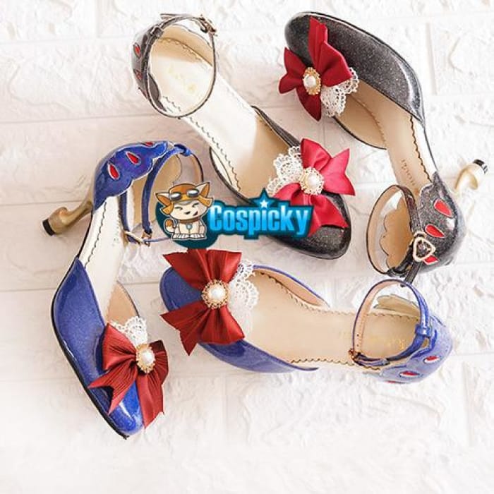 [Reservation] Black/Blue Snow White Inspired Shoes CP1711469 - Cospicky