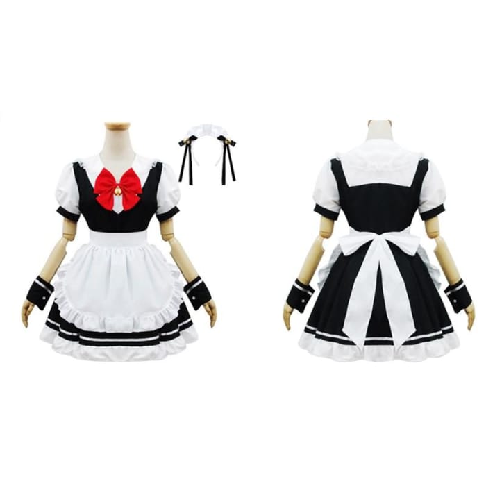 [Reservation] Kawaii Girl Caff Maid Dress Cosplay Costume CP153695 - Cospicky