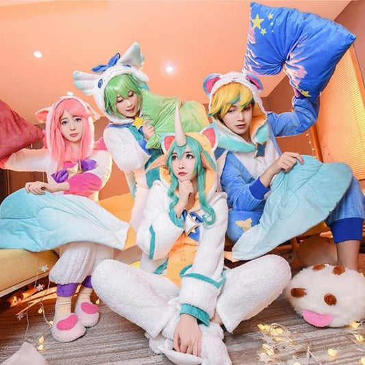 [Reservation] League of Legends Pajamas Guardian Cosplay Costume C13454 - Cospicky