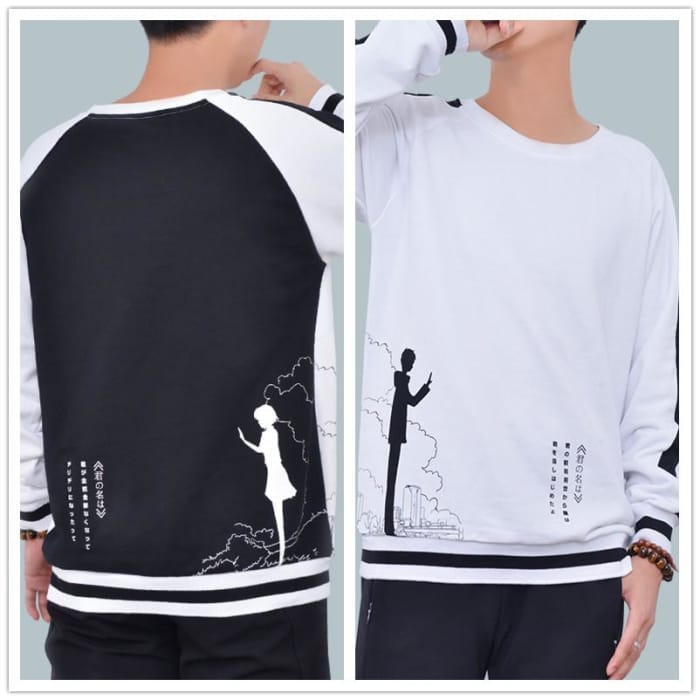 [Reservation] M-3XL Your Name Miyamizu Mitsuha Couple Pullover Jumper CP168564 - Cospicky