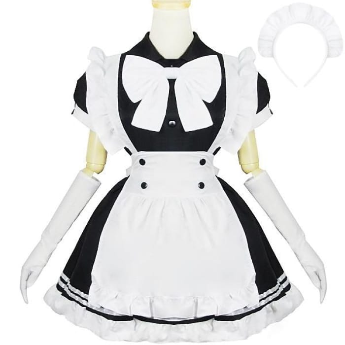 [Reservation]Basic Caff Maid Dress Cosplay Costume CP153690 - Cospicky