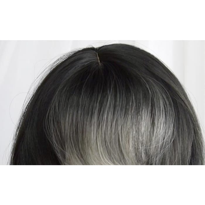[Reservation]Pastel Black-Grey Long Curl Lolita Wig C13729 - Cospicky