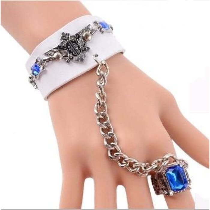Retro Punk Gothic Leather Bracelet CP179271 - Cospicky