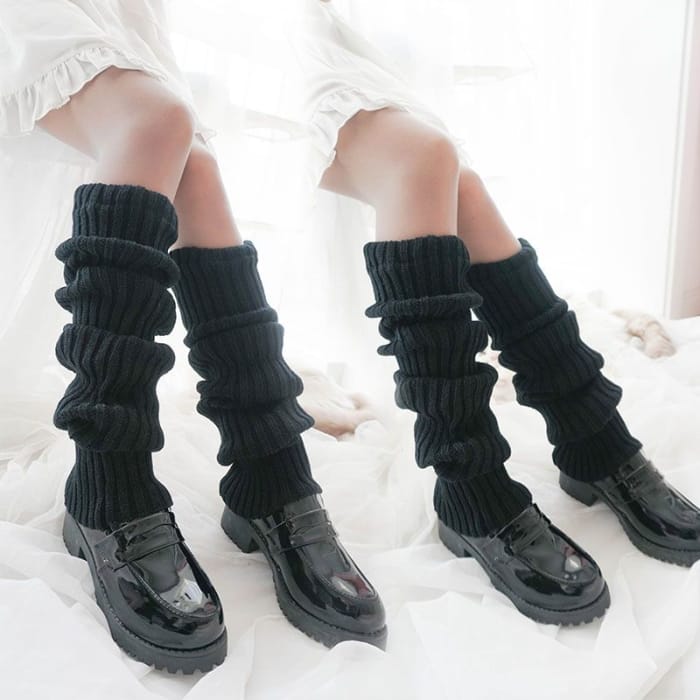 Ribbed Knit Leg Warmers YC1108 - Socks & Tights